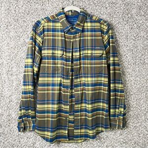 Eddie Bauer Shirt Men’s S Antique Plaid Ultimate Expedition Flex Classic Flannel